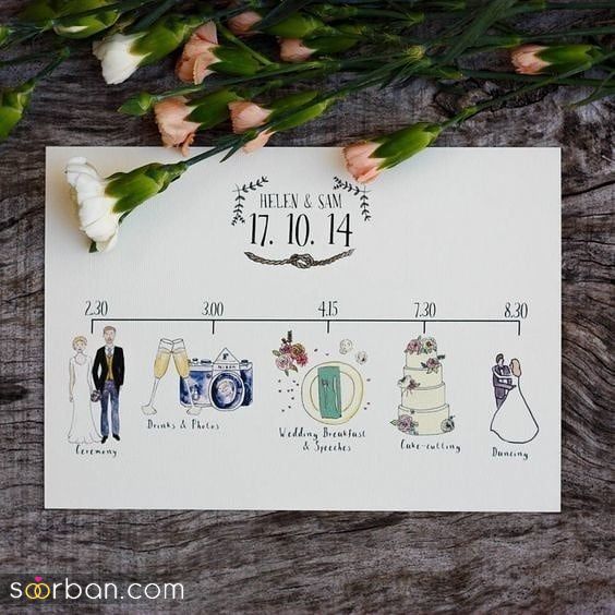 کارت عروسی جدید 98 | 70 مدل کارت عروسی شیک و لوکس 2019