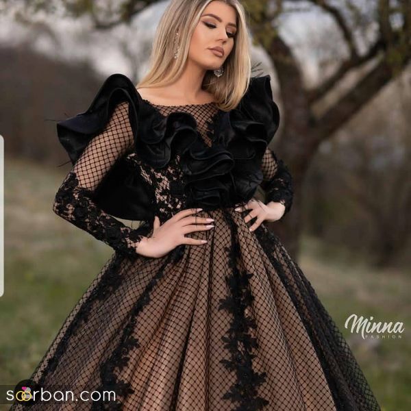 ( لباس فرمالیته پرنسسی و مشکی  )