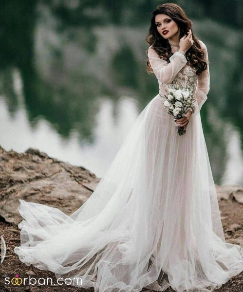 ( لباس فرمالیته عروس حریر  )