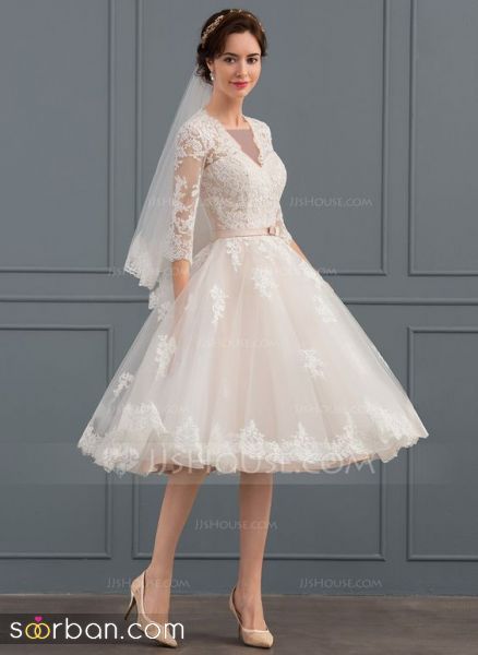 105 ایده جذاب برای لباس عروس کوتاه