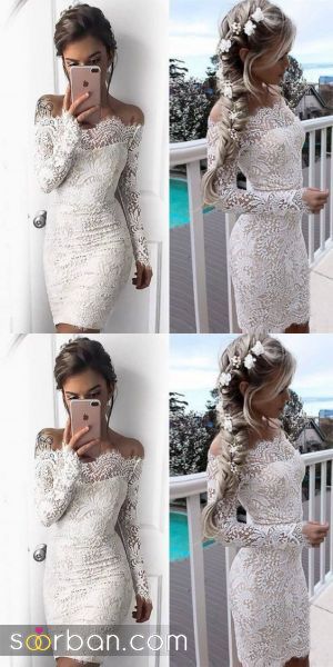 105 ایده جذاب برای لباس عروس کوتاه