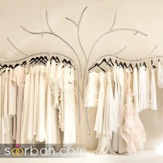 دیزاین دکوراسیون مزون لباس عروس: 40 اکسسوری جذاب برای دیزاین مزون لباس عروس