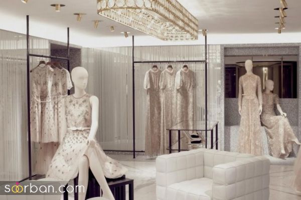 جدیدترین مدل های ژورنالی دکوراسیون مزون لباس عروس 2020
