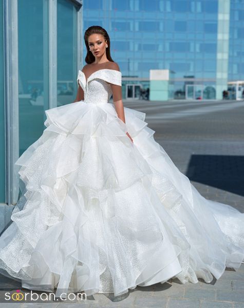 جدیدترین مدل های لباس عروس پفی 2020