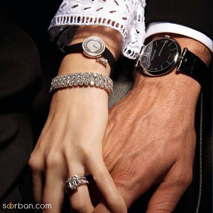 ژست های جدید و زیبا با حلقه ازدواج در جشن عقد