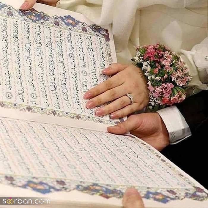 ژست های جدید و زیبا با حلقه ازدواج در جشن عقد
