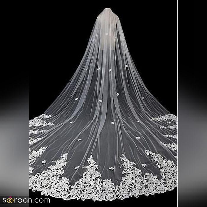 عکس های دیدنی از انواع مدل تور عروس بلند 2021 خفن و لاکچری