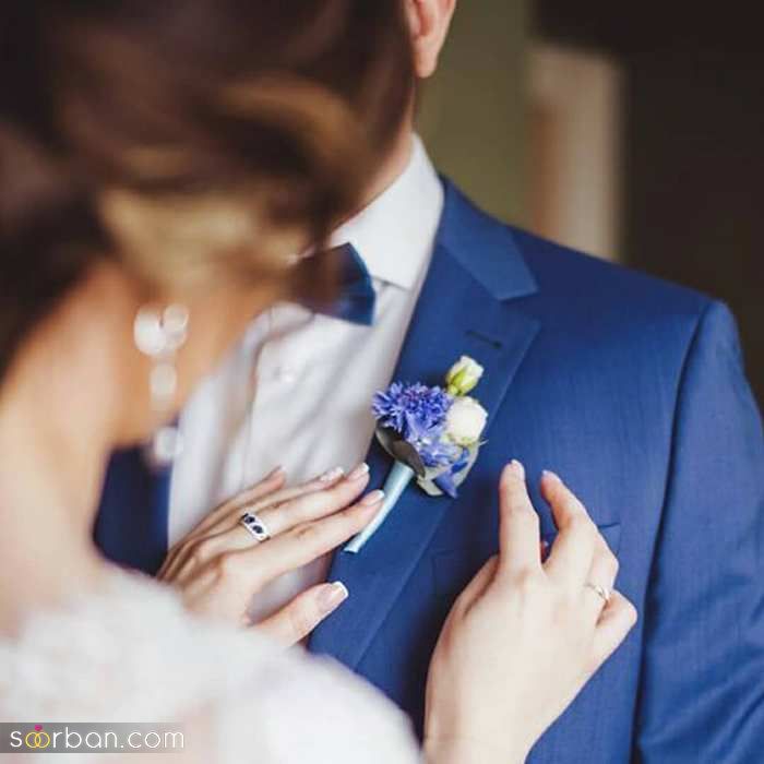 ایده ژست عکاسی با حلقه ازدواج در جشن عقد