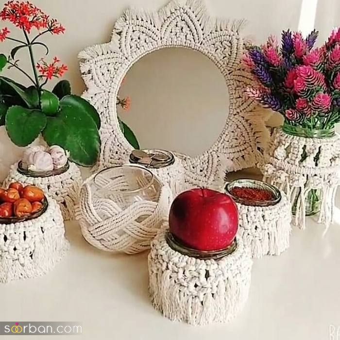 مدل سفره هفت سین عروس برای نوروز 1400 _ (تزیین سفره هفت سین عروس و داماد)