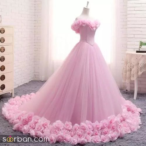 لباس عروس رنگی 2021