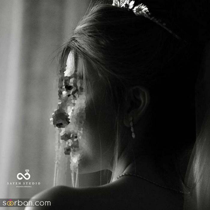 فیگور تکی عروس زیبا | ژست عکس عروس تنها 1400 با ایده های متفاوت و خاص