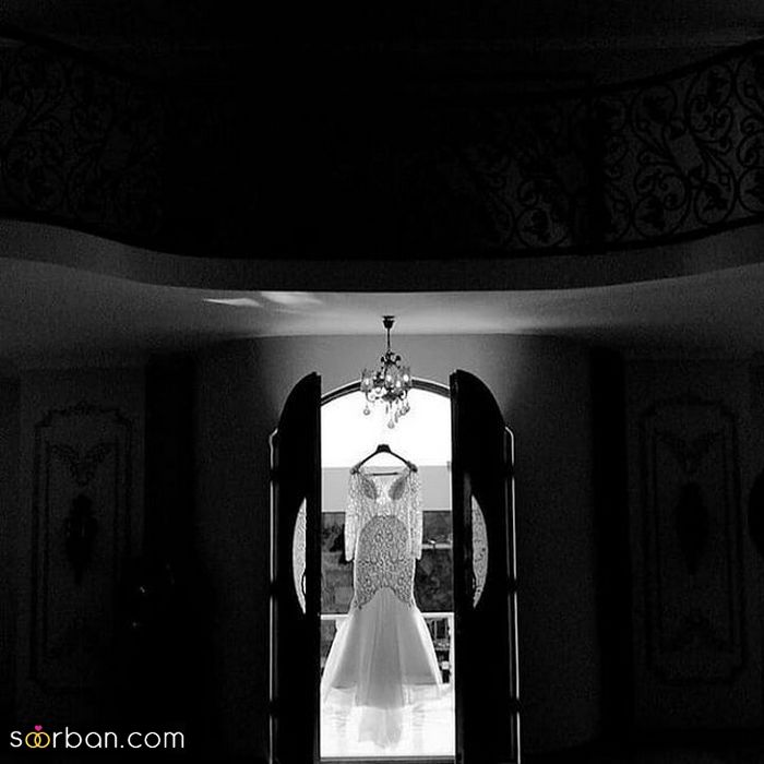 ژست تکی عروس در باغ 2021 | ژست عکس عروس در باغ به صورت رمانتیک و حرفه ای