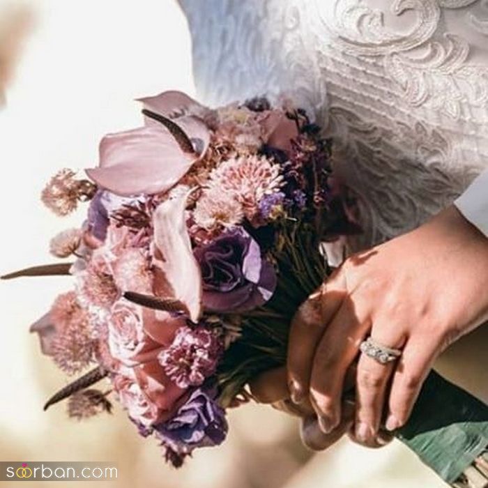 ژست تکی عروس در باغ 2021 | ژست عکس عروس در باغ به صورت رمانتیک و حرفه ای