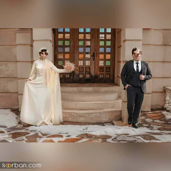 ژست عکس عروس و داماد لاکچری با تنوع و ایده های باکلاس و مدرن 2021