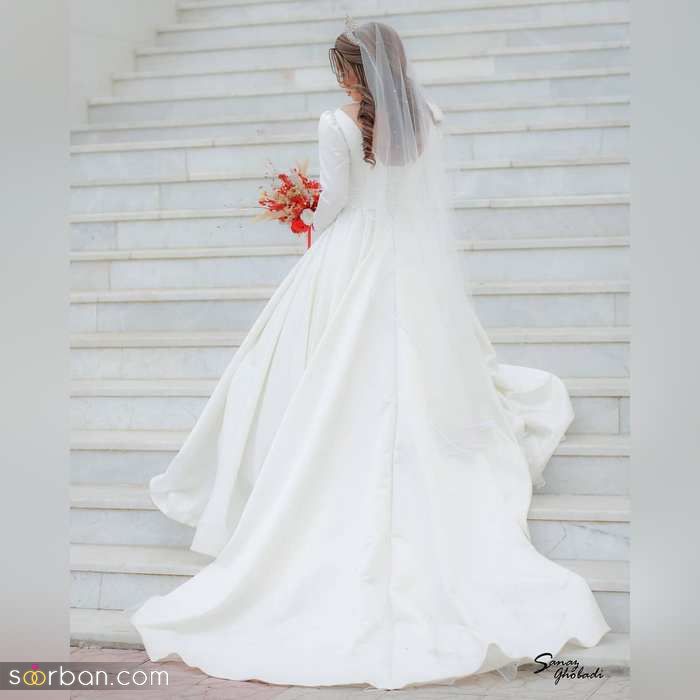 ژست های عکاسی عروس و داماد در تالار عاشقانه و حرفه ای