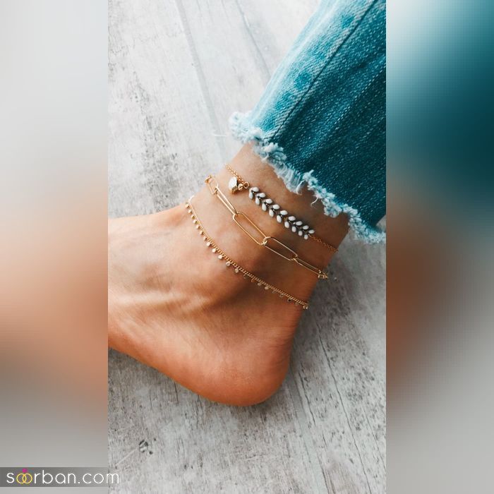 کلکسیونی از جدیدترین مدل پابند دخترانه 2021 - 1400 مدرن (پابند نقره)