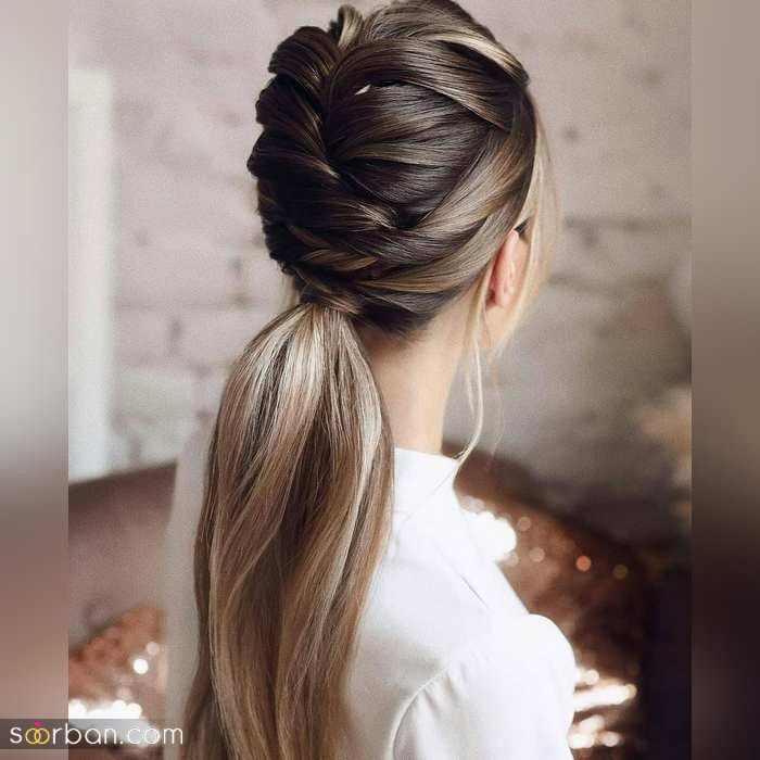 مدل شینیون ساده 2021 | ( 60 مدل از جدیدترین شینیونهای خطی و شلخته)