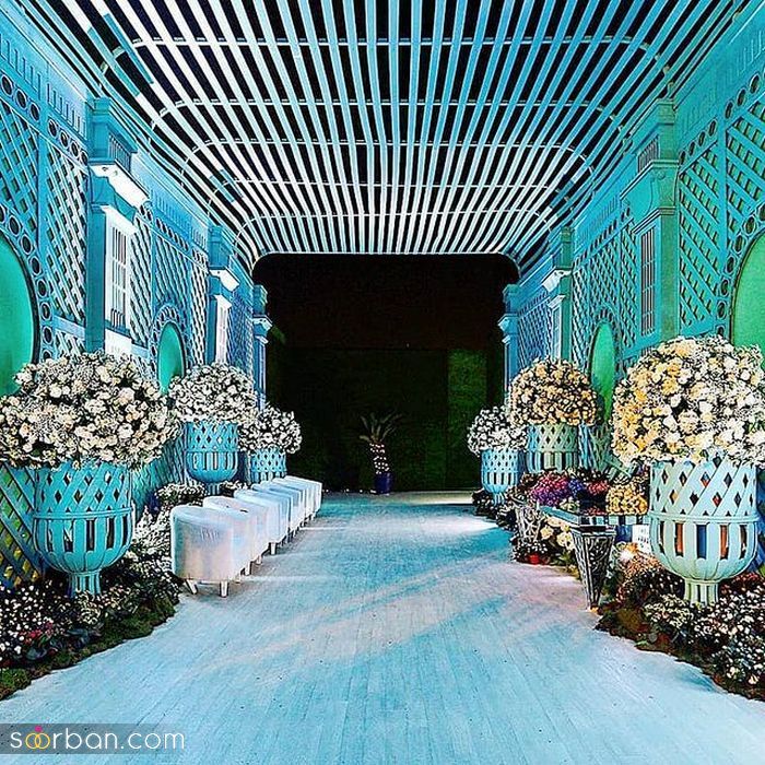 مدل ورودی عروسی 1400 | (آشنایی با 50 مدلِ ترند 2021 و جذاب دیزاین ورودی تالار عروسی لاکچری)