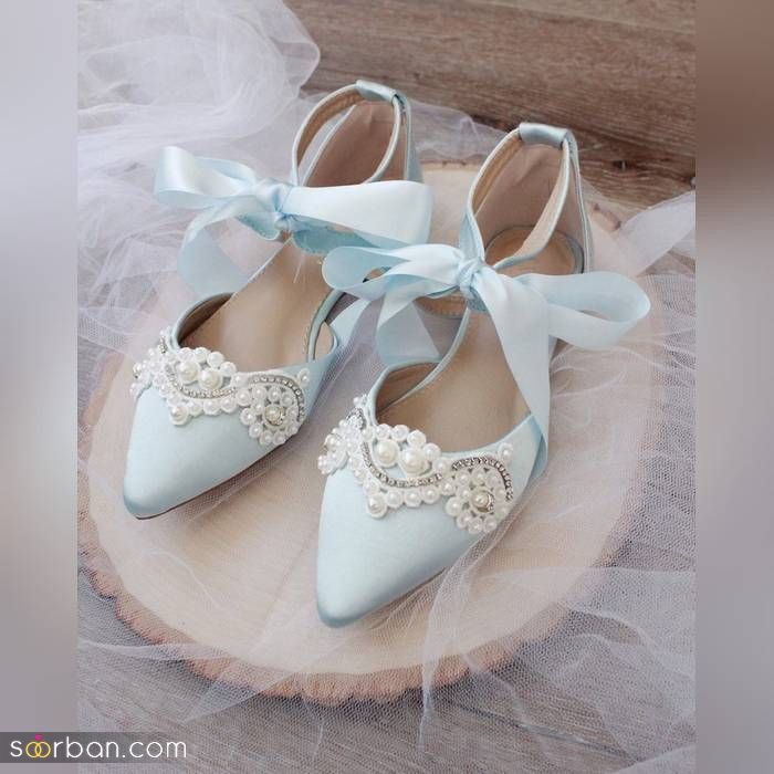 مدل کفش عروس مرواریدی 2021 | مدل کفش عروس جواهرنشان 1400 | ژورنال کفش عروس 2021