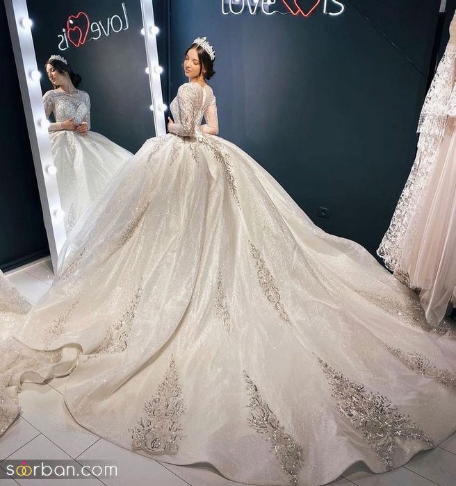 لباس عروس باحجاب 2021 | لباس عروس محجبه ایرانی
