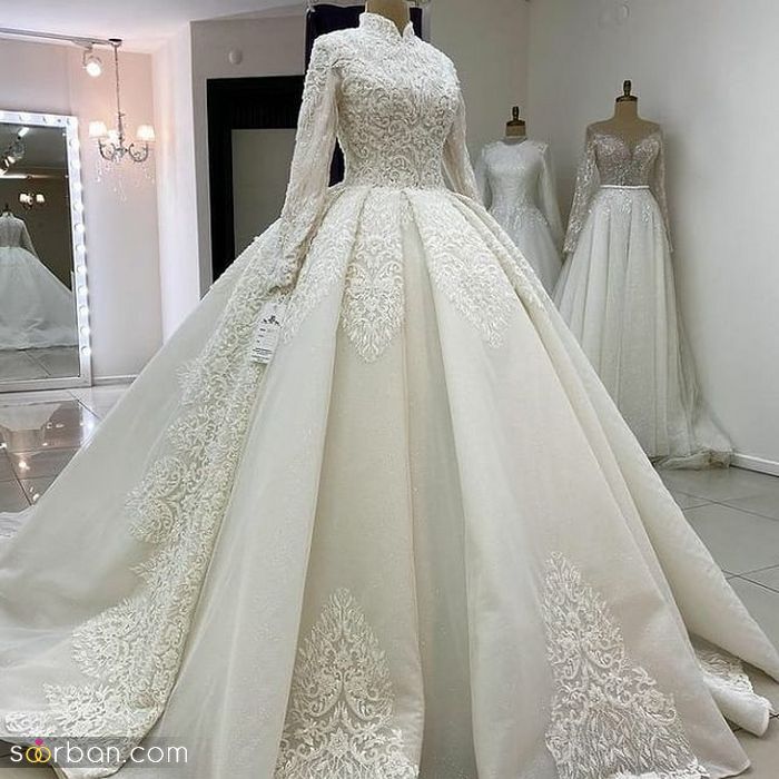 لباس عروس باحجاب 2021 | لباس عروس محجبه ایرانی