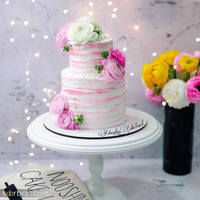 تزیین کیک سالگرد ازدواج 2021 | روش تزیین کیک سالگرد ازدواج