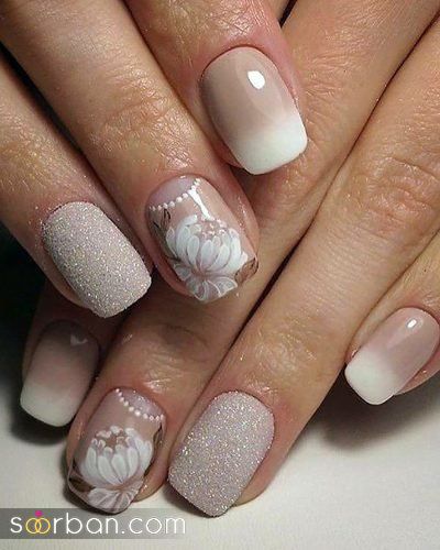 ۶۰ مدل ناخن عروس ۱۴۰۳ برای عقد و عروسی در طرح های ساده و شیک  