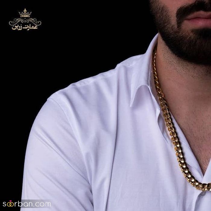 گردنبند طلا مردانه 2021 | زنجیر طلا مردانه 2021