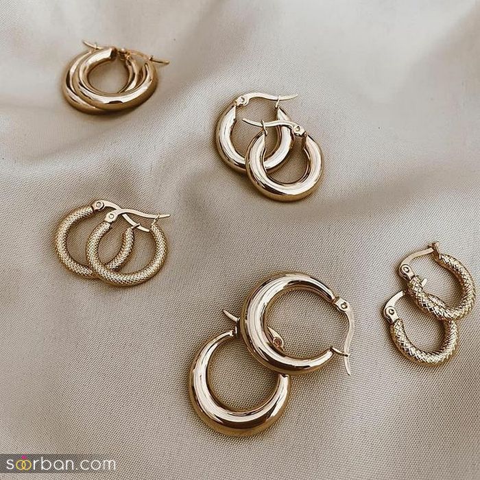 گوشواره طلا برای عروس 2021 |  گوشواره طلا در طرح های جدید ویژه عروس خانم ها