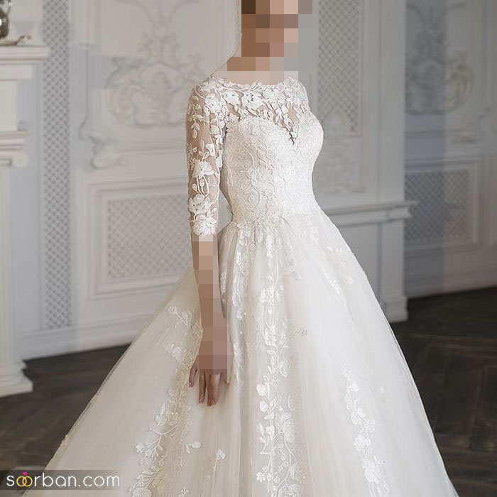 لباس عروس ساده ولی شیک 2021