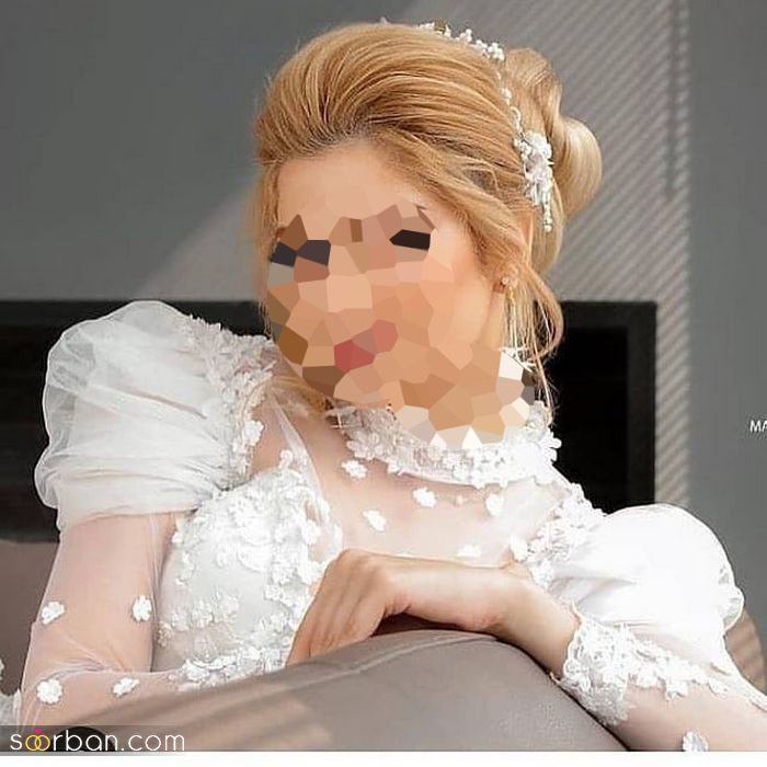 شینیون جلو مو 2021 | عکس از شینیون جلو مو عروس