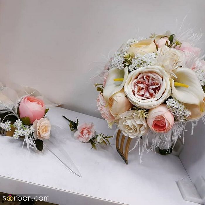 دسته گل عروس اروپایی 2022 | انواع دسته گل عروس اروپایی جدید