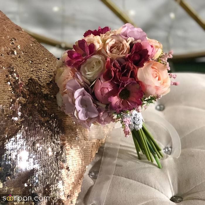 دسته گل عروس اروپایی 2022 | انواع دسته گل عروس اروپایی جدید
