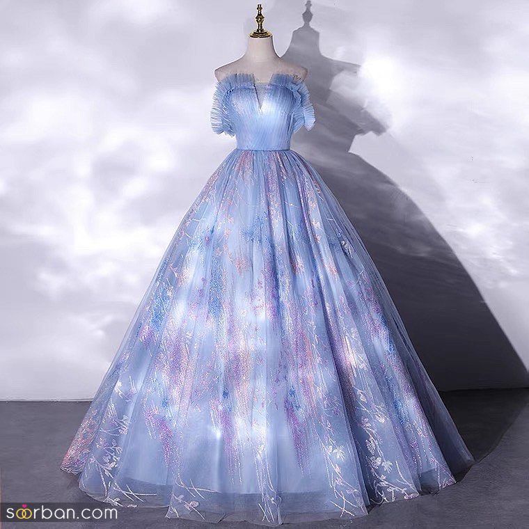 لباس نامزدی پرنسسی 2022 | مدل لباس نامزدی لاکچری