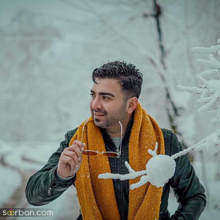 جدیدترین ایده عکس در برف | ژست عکس دونفره در برف جدیدترین ایده عکس در برف | ژست عکس دونفره در برف
