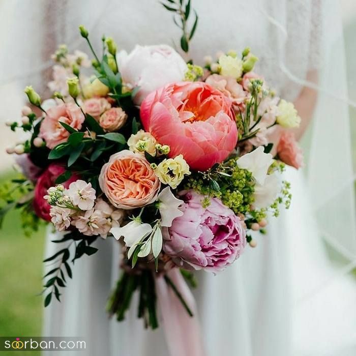 مدل دسته گل بهاری عروس 2022 | دسته گل بهاری زیبا