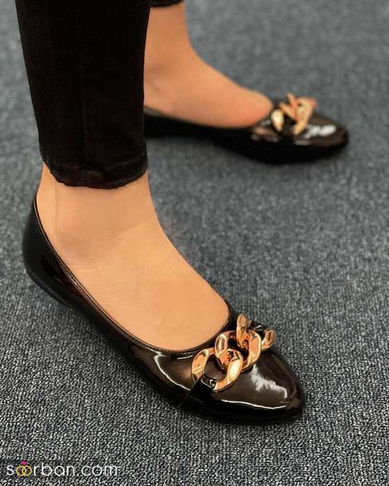 مدل کفش تخت مجلسی 2022 | کفش تخت دخترانه مجلسی