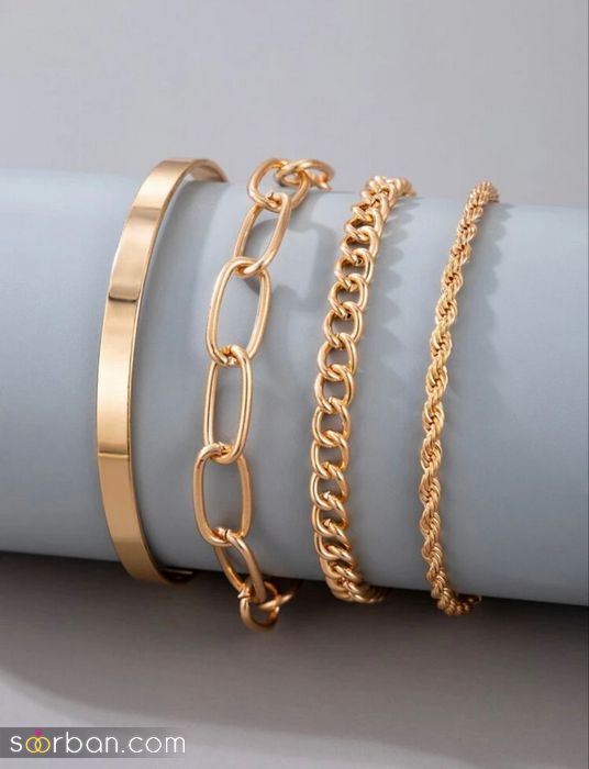 مدل دستبند طلا 2022 | شیک ترین دستبند طلای زنانه و دخترانه