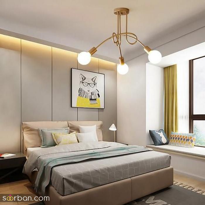مدل لوستر اتاق خواب 2022 | لوستر تزئینی با طرح فانتزی