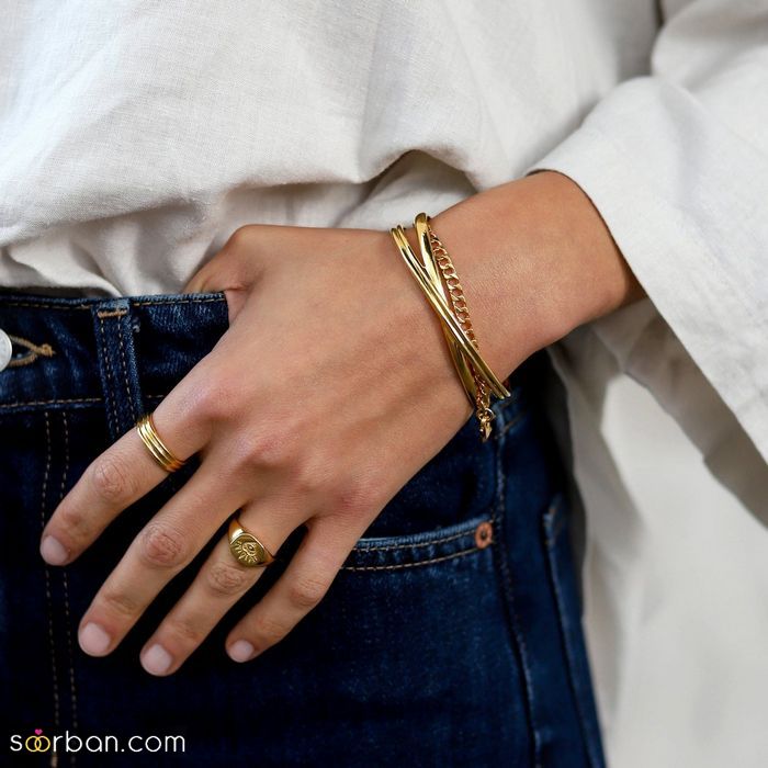 مدل دستبند 2022 طلا | جدیدترین مدل دستبند طلای زنانه 2022