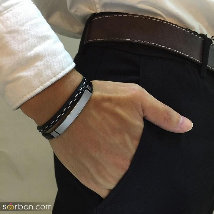 مدل دستبند چرم مردانه 2022 | شیک ترین مدل دستبند چرمی مردانه