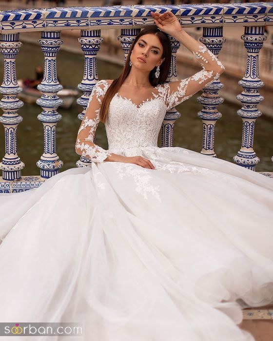 مدل لباس عروس اروپایی 2022 با طرح های شیک و خاص