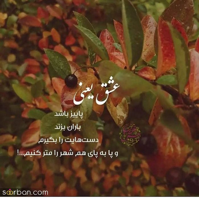 عکس نوشته پاییزی زیبا | عکس نوشته زیبای پاییزی برای پروفایل