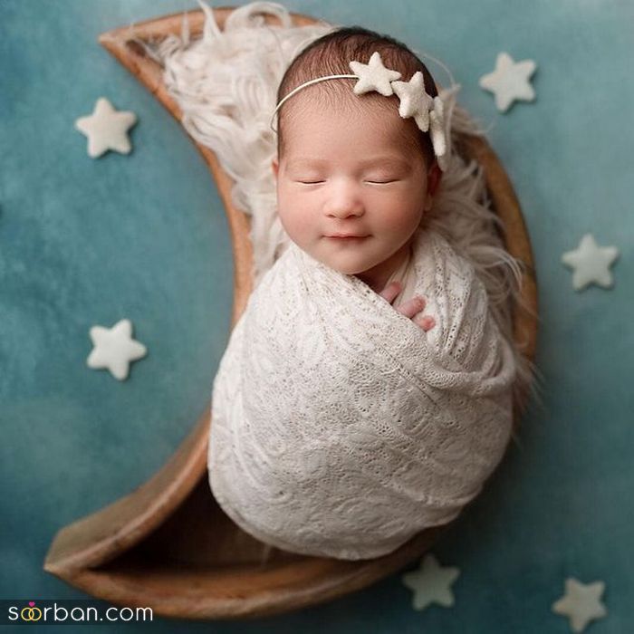 عکس نوزاد 2022 | ایده عکس نوزاد با ژست های جدید و زیبا