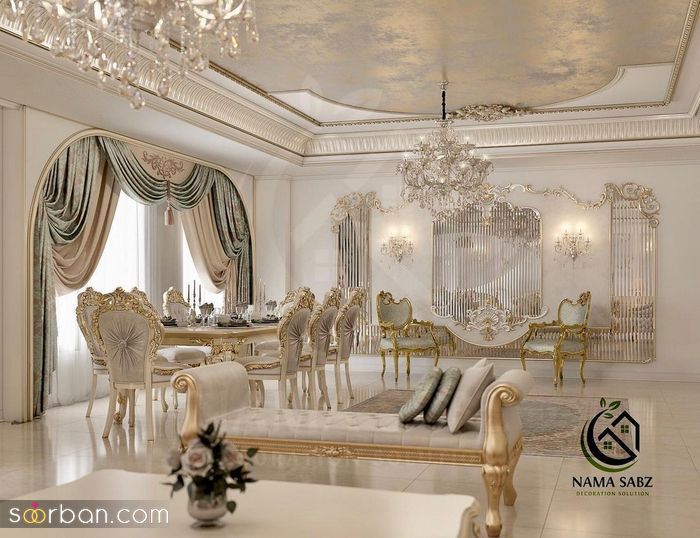 50 مدل مبل سلطنتی جدید 2025 | عکس لاکچری مبل سلطنتی ترک