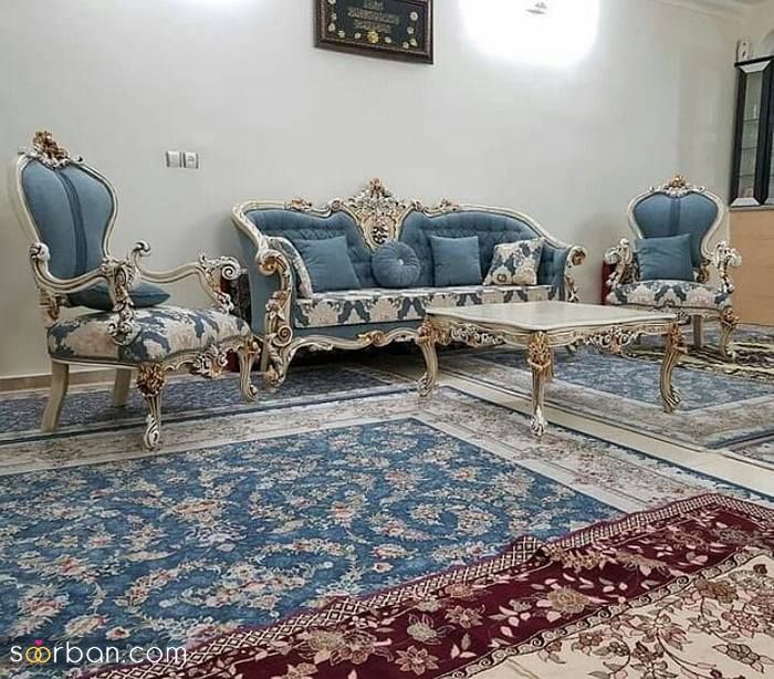 50 مدل مبل سلطنتی جدید 2025 | عکس لاکچری مبل سلطنتی ترک