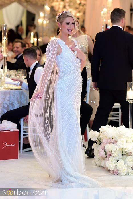 مدل لباس عروس پاریس هیلتون | مدل کیک عروسی پاریس هیلتون | مدل حلقه پاریس هیلتون