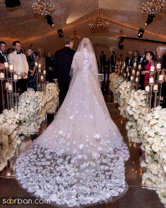 مدل لباس عروس پاریس هیلتون | مدل کیک عروسی پاریس هیلتون | مدل حلقه پاریس هیلتون