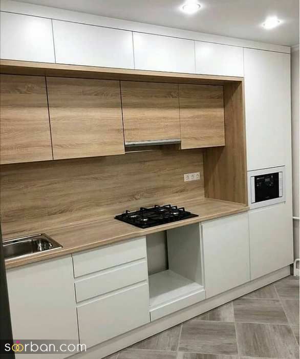 کابینت آشپزخانه 2024 | طرح جدید از انواع کابینت (هایگلاس، ام دی اف، چوب)