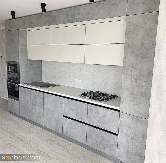 کابینت آشپزخانه 2024 | طرح جدید از انواع کابینت (هایگلاس، ام دی اف، چوب)